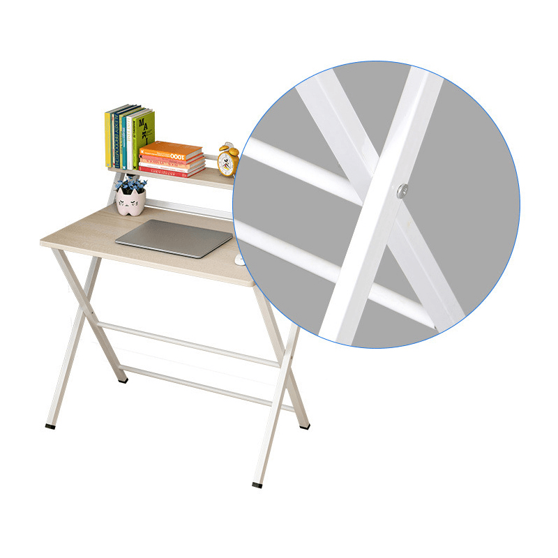 83.5/100Cm Folding Computer Desk Free Installation Home Office Laptop Table Writing Table save Space for Students Study Adult Work