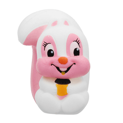 Squishy Squirrel Kawaii Animal Slow Rising Toy 12Cm Cartoon Doll Gift Collection