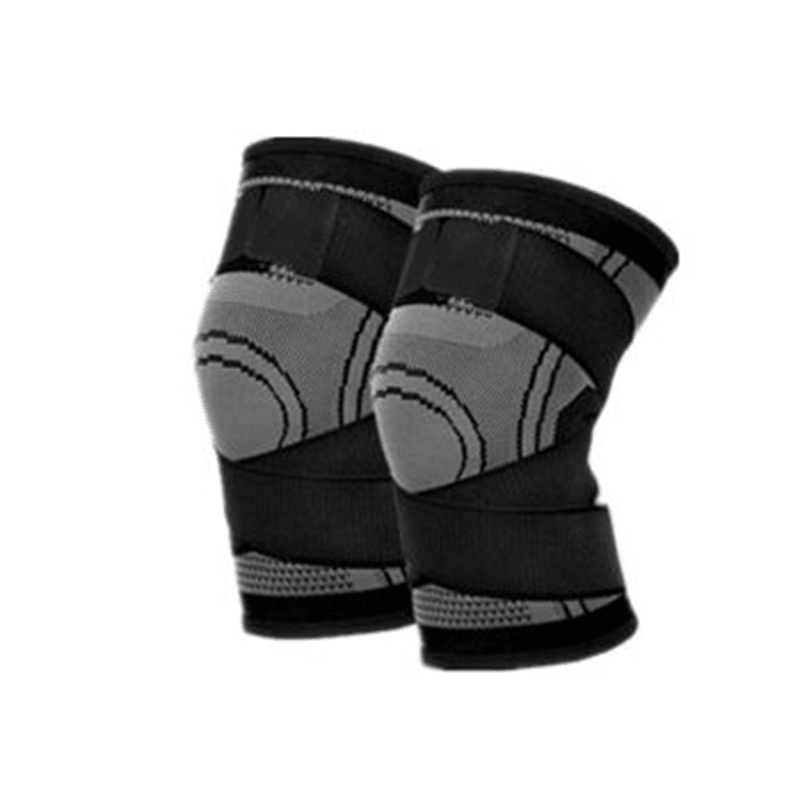 1 paar Sport Kneepad Männer Druck Elastische Knie Pads Unterstützung Fitness Getriebe Basketball Volleyball Brace Schutz Verband