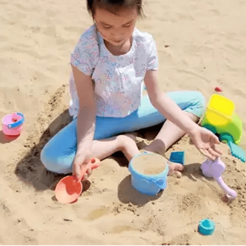 BESTKIDS 16Pcs/Set Creative Children Kids Beach Play Toys Truck Sand Dredging Funny Gift