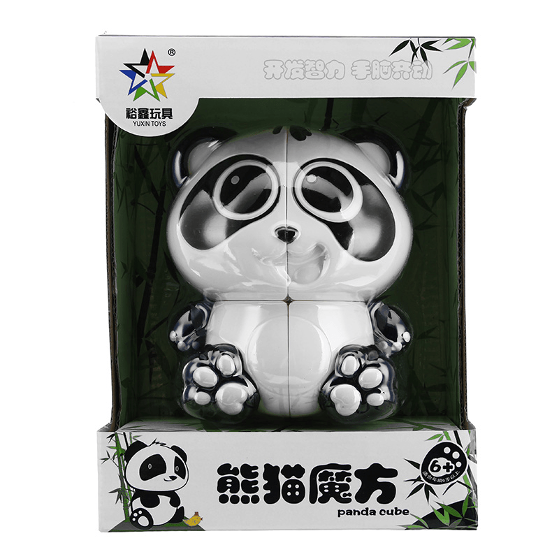 Magic Panda Cube Block Shape Speed Professional Puzzle Novelties Toys