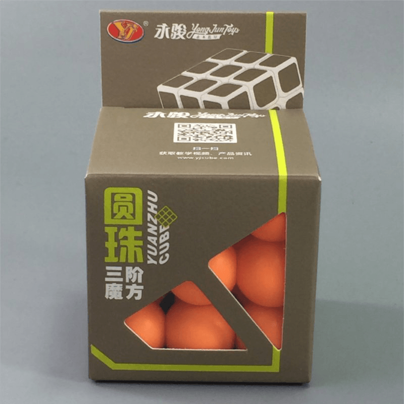 Bola redonda clásica juguetes de cubo mágico 3X3X3 PVC pegatina bloque rompecabezas cubo de velocidad