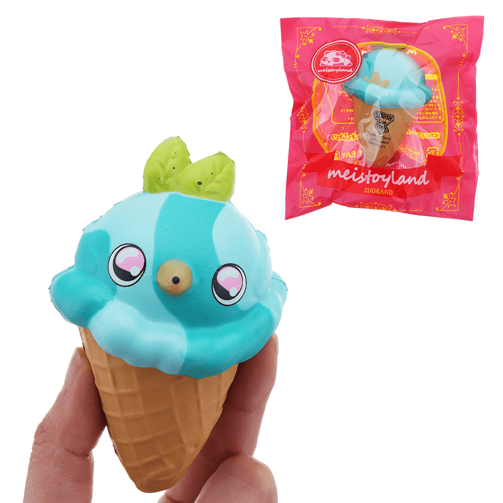 Meistoyland Squishy Bird Ice Cream Slow Rising Squeeze Toy Stress Gift Collection