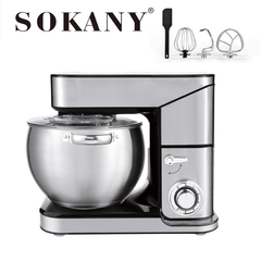 SOKANY SK-623 Drei-in-einem-Elektro-Standmixer, Küchenmaschine zum Rühren von Nudeln, 6-Gang-Steuerung, 2000 W