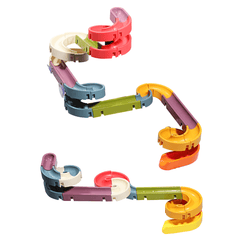 Rich Color Baby Bathroom Duck Play Water Track Slideway Game DIY Assembly Puzzle Early Education Set Toy for Kids Gift