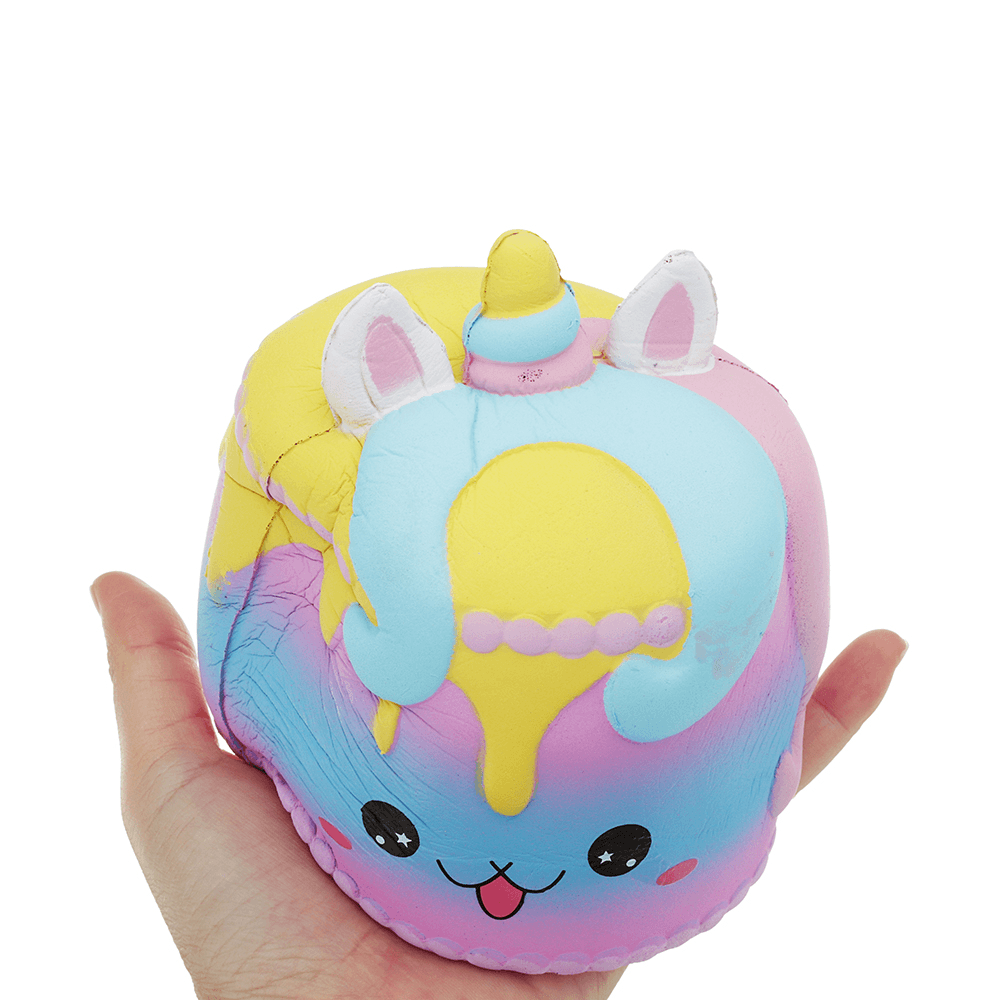 Crown Cake Squishy 11.4 * 12.6Cm Kawaii Cute Soft Solw Rising Toy Colección de regalos de dibujos animados con embalaje