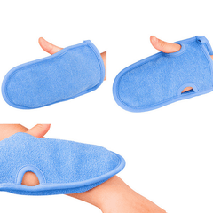 1PC Rub Bad Handtuch Handschuhe Peeling Doppelseitiges Reiben Bad Dusche Werkzeug