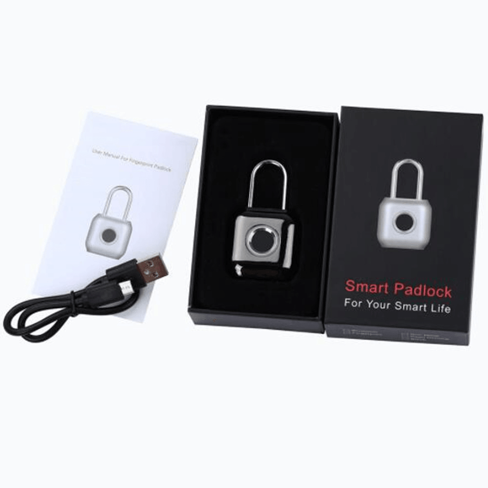 YEELOCK Smart Fingerprint Door Lock Padlock USB Charging Waterproof Keyless anti Theft Travel Luggage Drawer Safety Lock 0.5 Second Unlock Reddot Design Award from Xiaomi Youpin