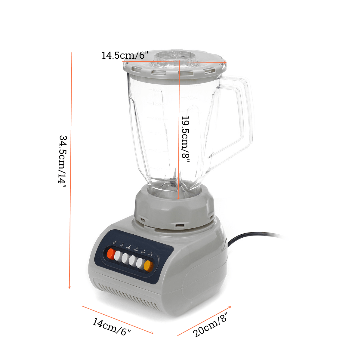 300W Heavy Duty Commercial Home Blender Mixer Fruit Juicer Smoothie Processor