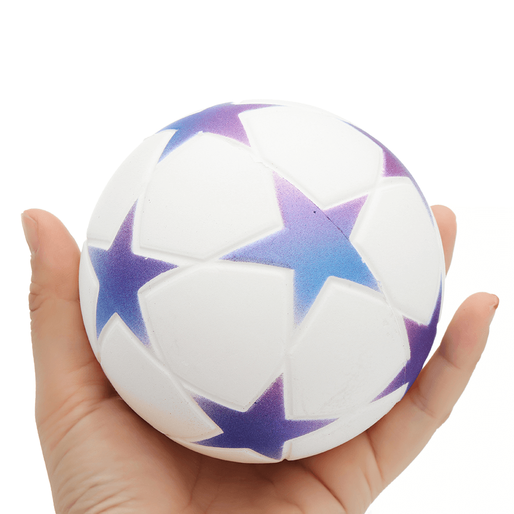 Star Football Squishy 9.5Cm Slow Rising with Packaging Collection Gift Soft Toy