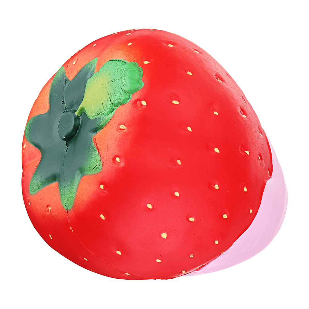 Puni Maru Super Humongous Classic Strawberry Dipped in Squishy Licensed Slow Rising Toy 35Cm