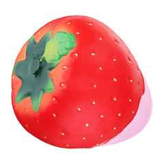 Puni Maru Super Humongous Classic Strawberry Dipped in Squishy Licensed Slow Rising Toy 35Cm