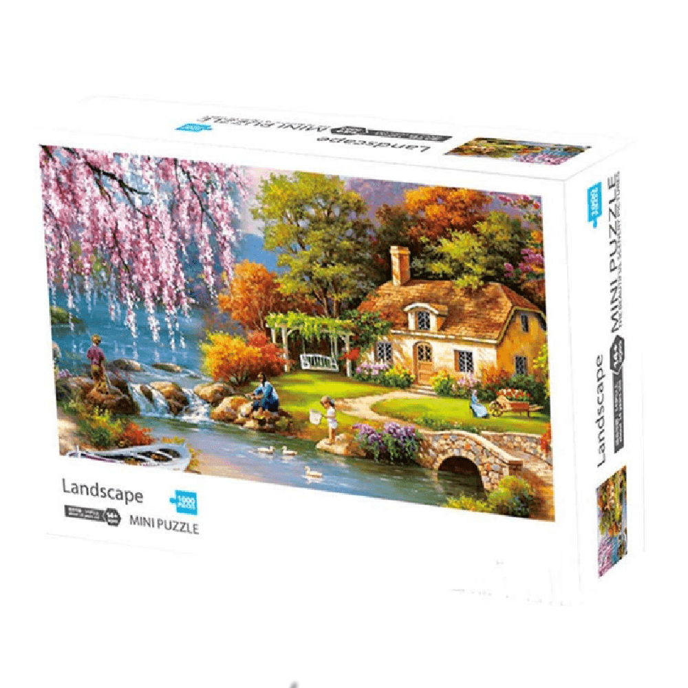 1000 Pcs Pcikwoo Landscape Jigsaw Puzzle Unzip for Boys and Girls Indoor Toys