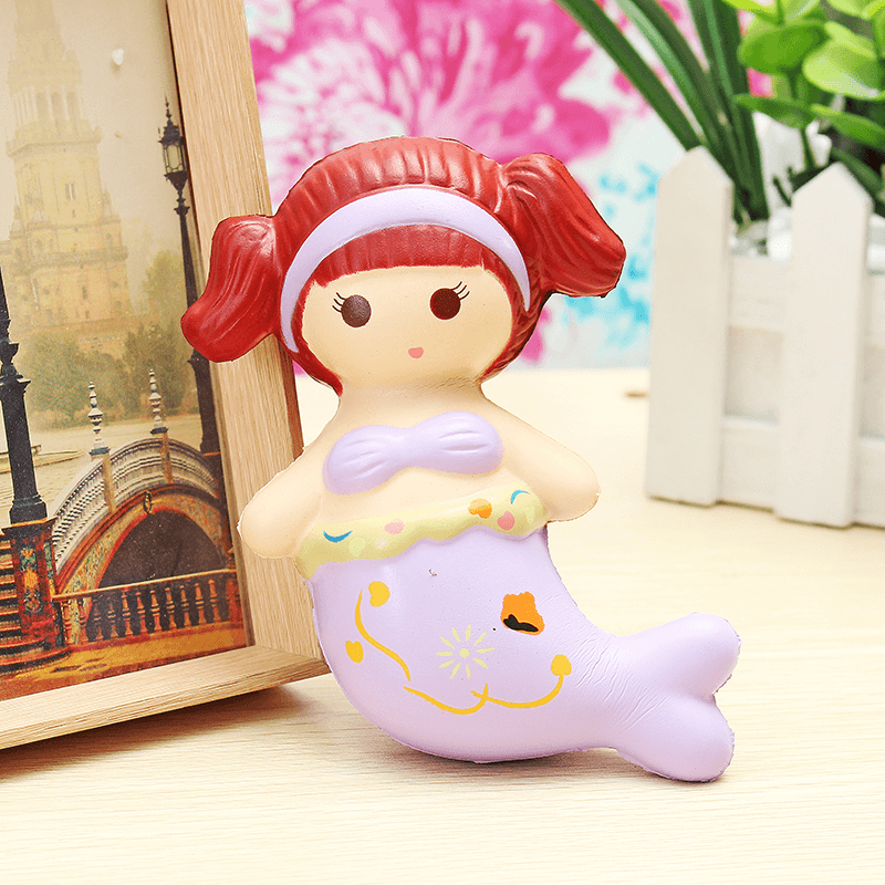 Leilei Squishy Mermaid Slow Rising Original Packaging Soft Collection Gift Decor Toy