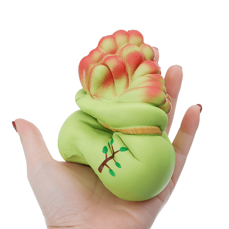 Vlampo Licensed Slow Rising Squishy Potted Succulents Lucky Plant Home Decoration Stress Release Toy 14Cm