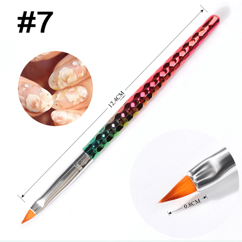 1Pc Nail Art Pen Mermaid DIY Drawing Design and Line Painting Manicure Dotting Tools