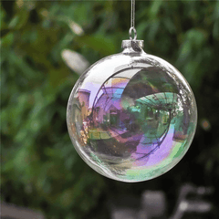 6CM Christmas Party Home Decoration Pearl Glass Ball Ornament Baubles Toys for Kids Children Gift