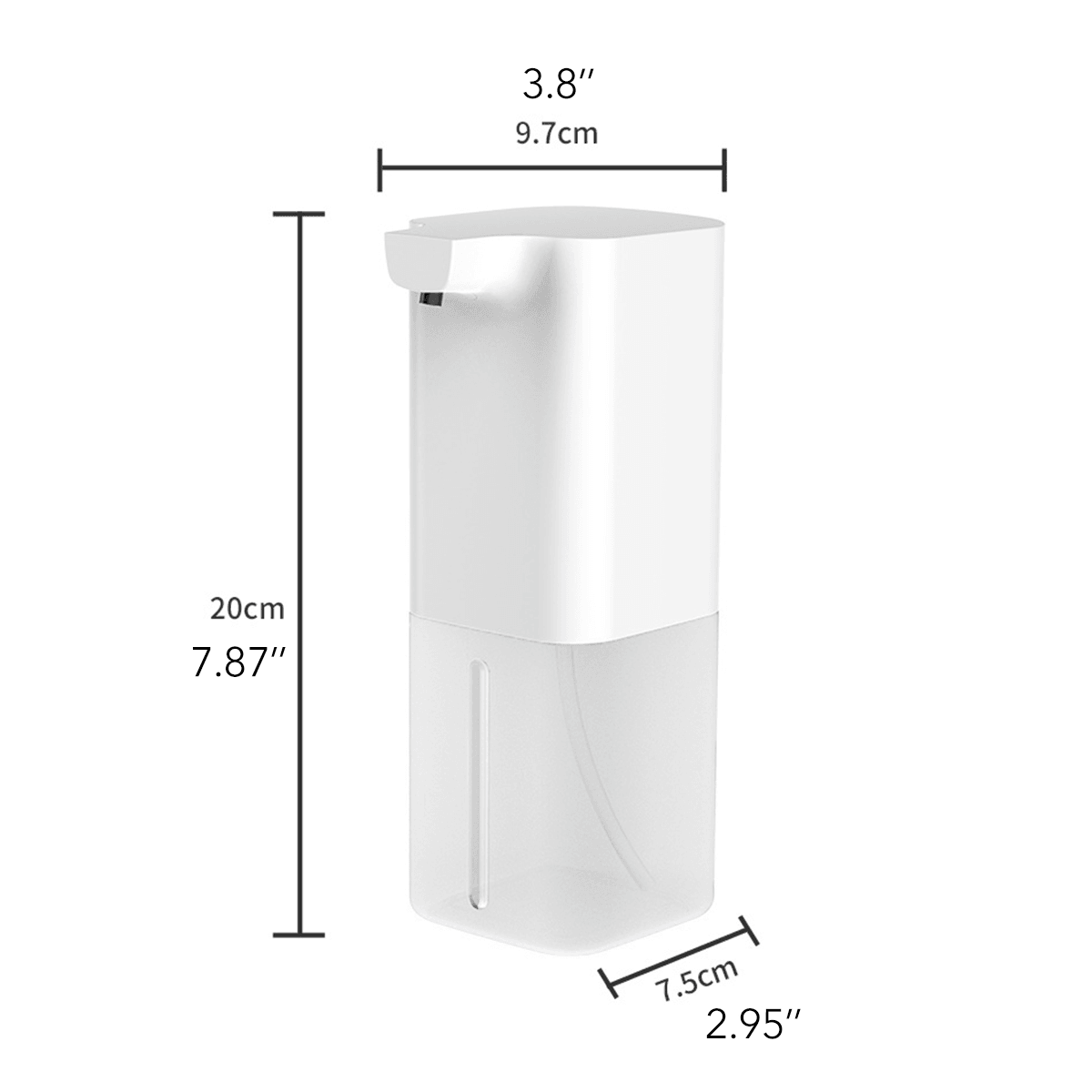 350Ml Automatic Soap Dispenser Touchless IR Sensor Liquid Wash Dispenser Foaming