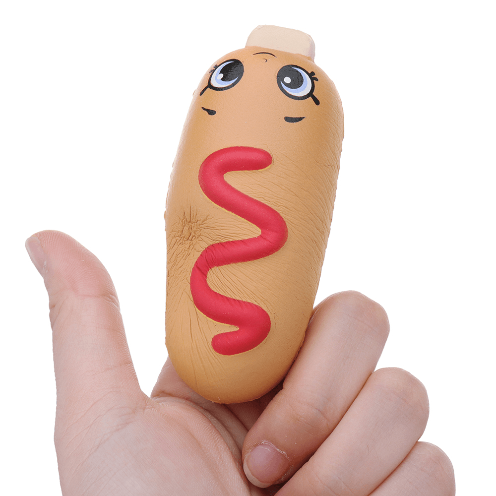 Hot Dog Squishy 8CM Slow Rising with Packaging Collection Gift Soft Toy