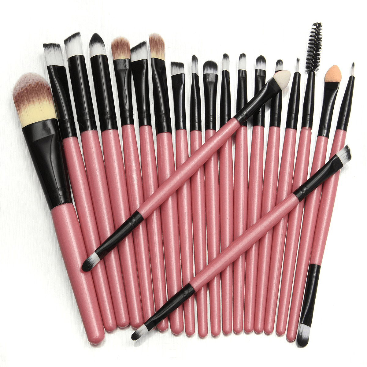 20Pcs Makeup Brushes Set Kit Blush Foundation Liquid Eyeshadow Eyeliner Comestic Powder