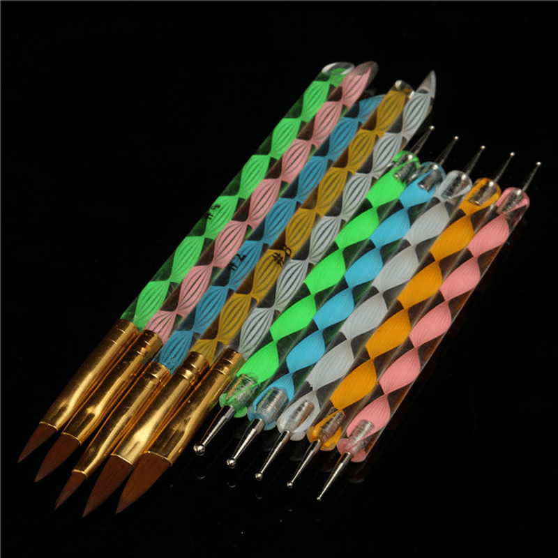 42 Colors Nail Art Set Manicure Kit Gel Polish Acrylic Glitter Powder File Tips Decoration Display