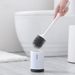 TPR Toilet Brush and Holder Cleaner Set Floor-Standing Bathroom Cleaning Brush Tool