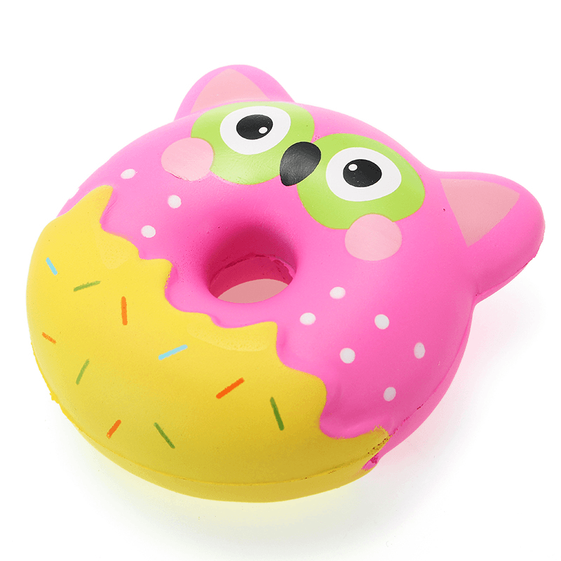 Squishy Factory Eulen-Donut, 10 cm, weich, langsam aufgehend, mit Verpackung, Sammlung, Geschenk, Dekoration, Spielzeug