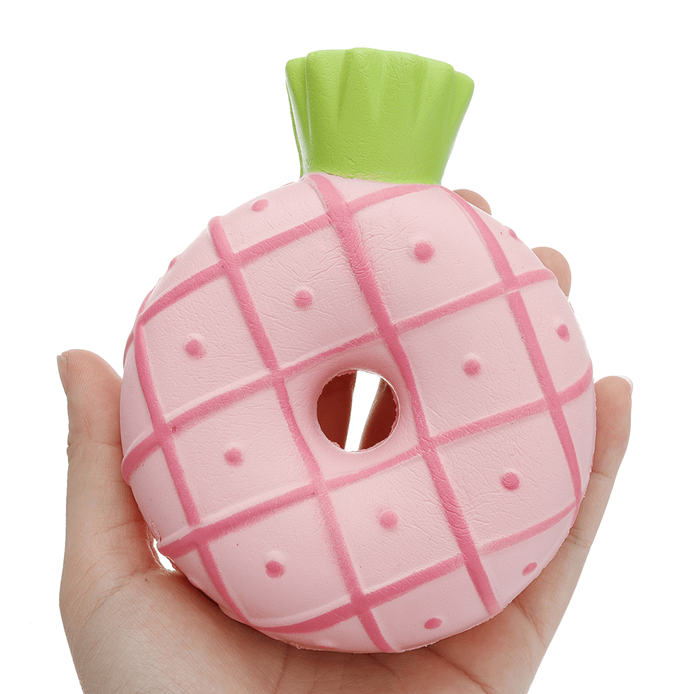 Pineapple Donut Squishy 10*12CM Slow Rising Soft Toy Gift Collection with Packaging