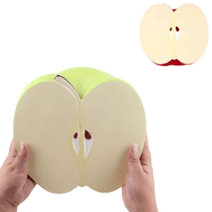 Huge Squishy 9.45In 24Cm Half Apple Green Red Slow Rising Jumbo Giant Soft Squishies Soft Stress Reliever Toy