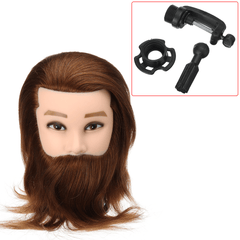 Cosmetology Mannequin Head with Hair for Braiding Cornrow Practice Head Training Mannequin Dummy Heads