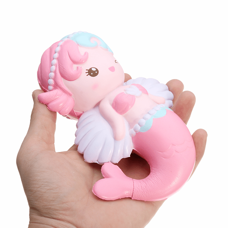 Oriker Squishy Angel Mermaid 16Cm Soft Sweet Slow Rising Original Packaging Collection Gift Decor