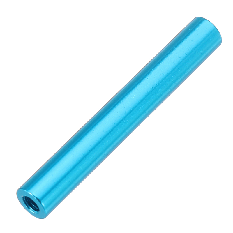 Suleve™ M3AR7 M3 Abstandsbolzen aus Aluminiumlegierung, 10–35 mm, blaue runde Abstandshalter für Leiterplatten, 10 Stück