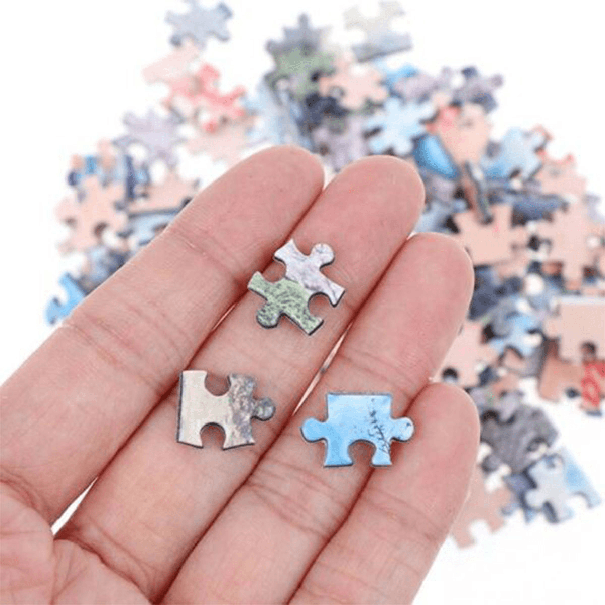 1000 Piece Jigsaw Puzzle Toy DIY Assembly Cardboard Landscapes Decompression Game Puzzle Toy