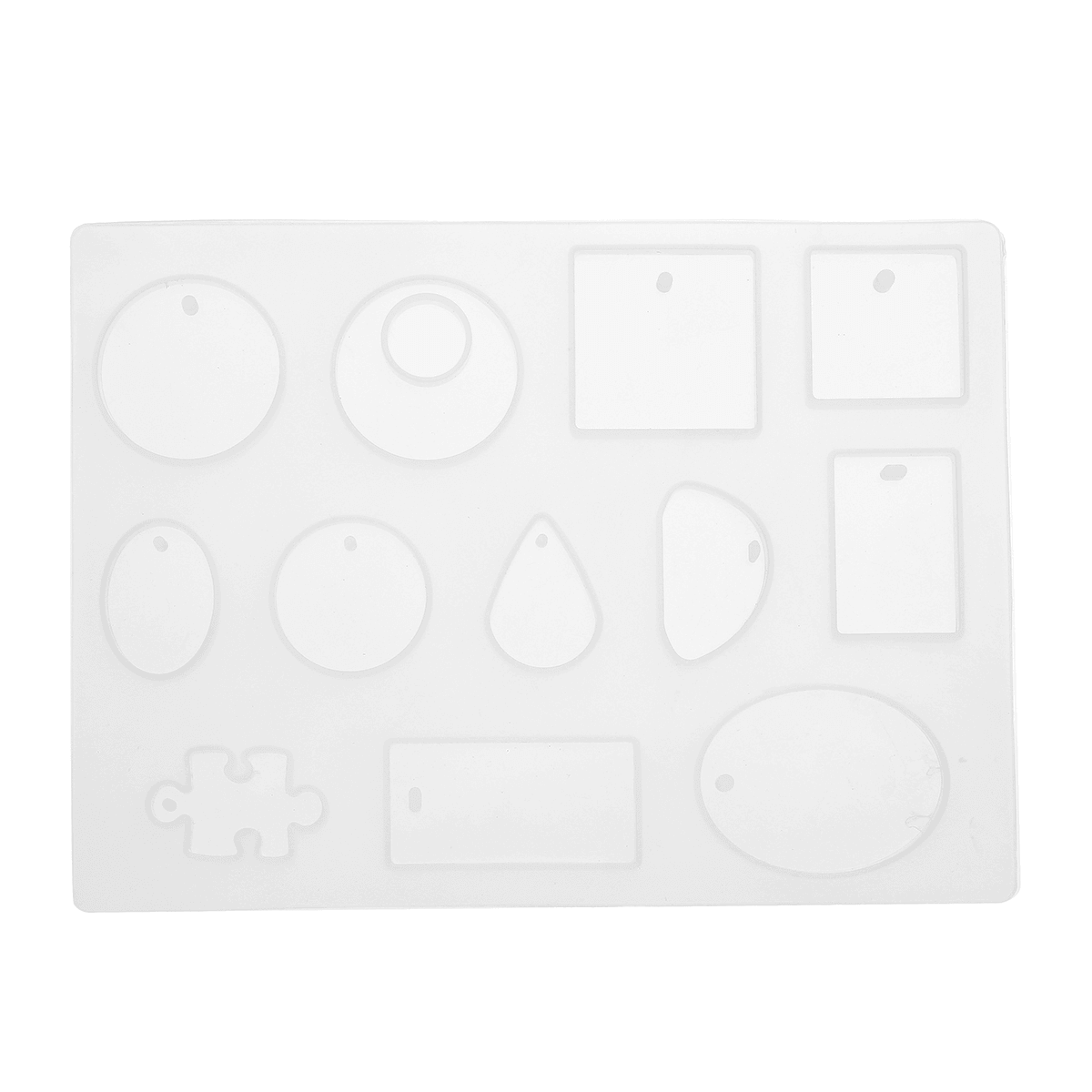 214PCS Silicone Epoxy Resin Casting Mold Kit Jewelry Pendant Making DIY Mould Craft