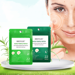 22Pcs Tea Tree Acne Stickers Daily + Night Acne Stickers to Fade Acne Marks Ultra-Thin