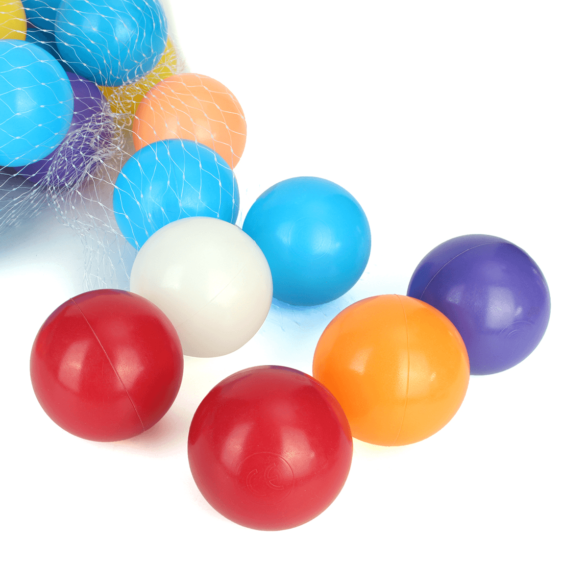 100 Stücke 8 cm Baby Kind Pit Spielzeug Schwimmen Bunte Weiche Kunststoff Ozean Ball Neuheiten Spielzeug