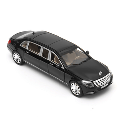 1:32 S600 Limousine Druckguss-Metallautomodell 20,5 x 7,5 x 5 cm Auto in schwarzer Box