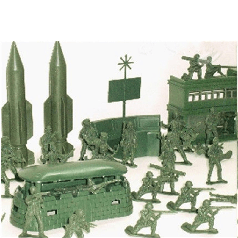 56PCS 5CM Military Soldiers Set Kit Figures Accessories Model for Kids Children Christmas Gift Toys