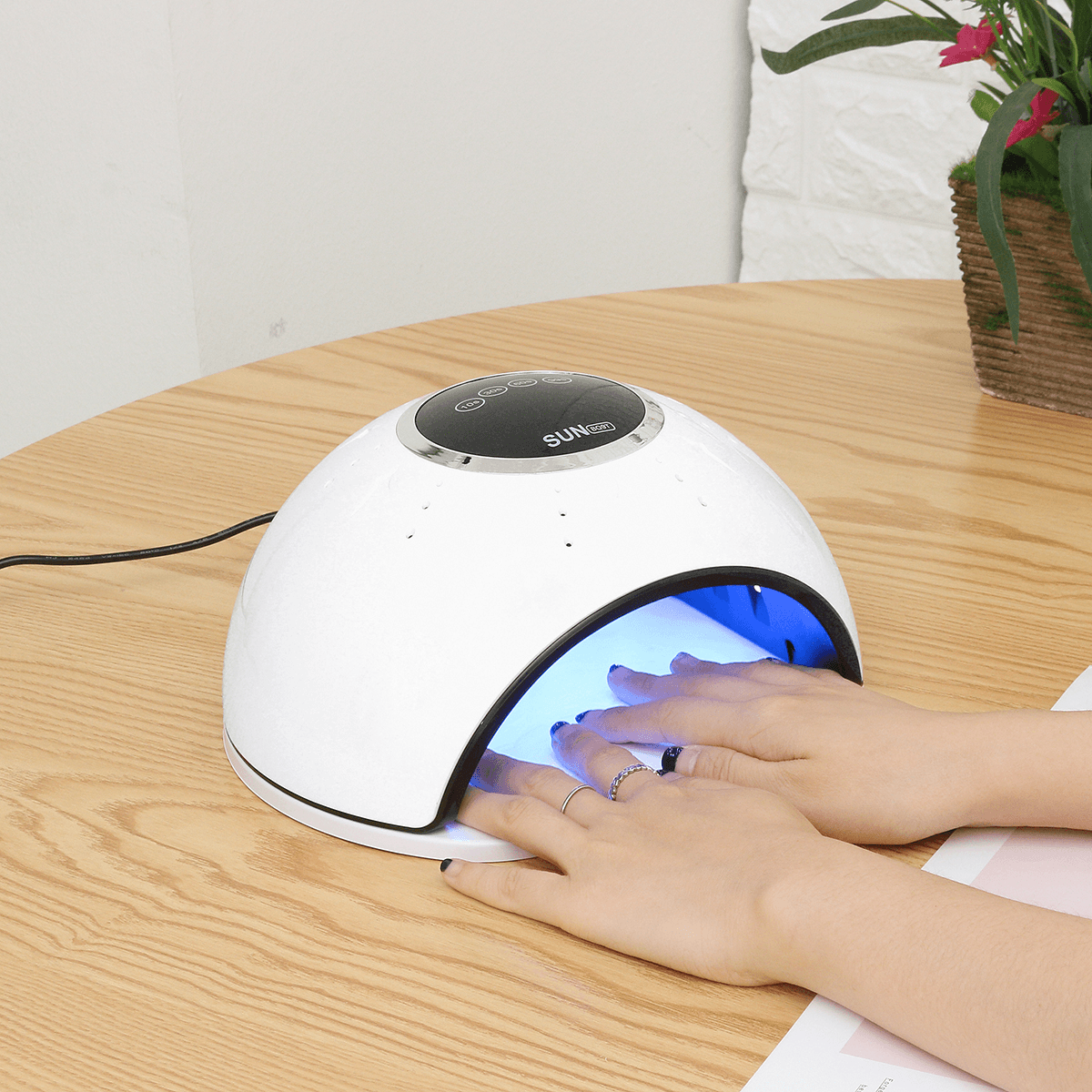 300W 33 LED Beads UV Lamp Nail Dryer Gel Polishing Light Quick Drying Curing Manicure Machine