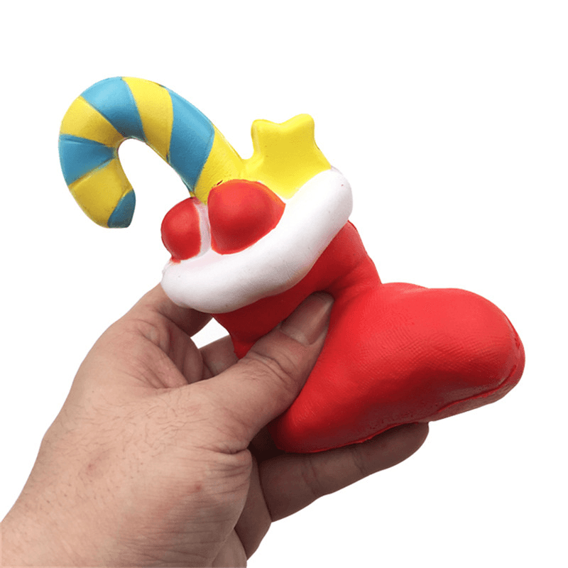 Squishy Christmas Sock Slow Rising Soft Toy Kids Gift Decor