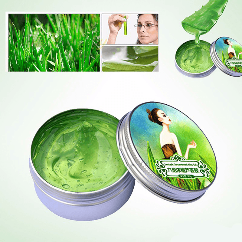 30G100% Pure Natural Aloe Vera Gel Wrinkle Removal Moisturizing anti Acne Anti-Sensitive Oil-Control Aloe Vera Sunscreen Cream