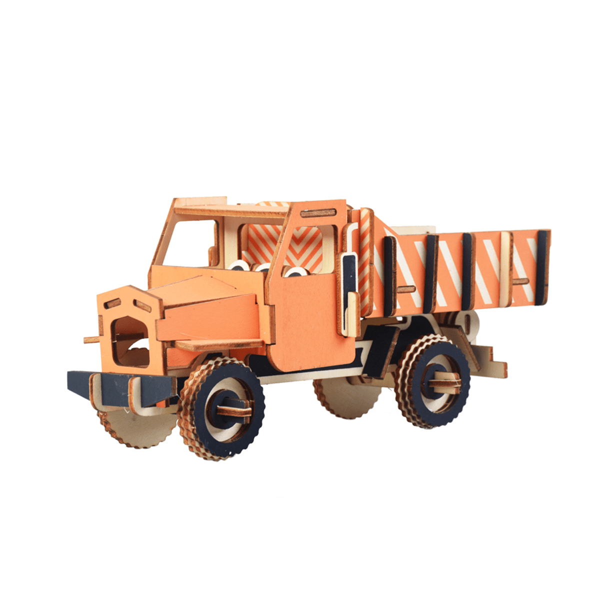 3D Woodcraft Assembly Engineering Vehicle Series Kit Jigsaw Puzzle Decoration Toy Model for Kids Gift