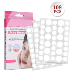 108PCS Acne Pimple Master Patch Skin Tag Removal Patch Pimple /Blackhead Blemish Removers Facial Care Tool