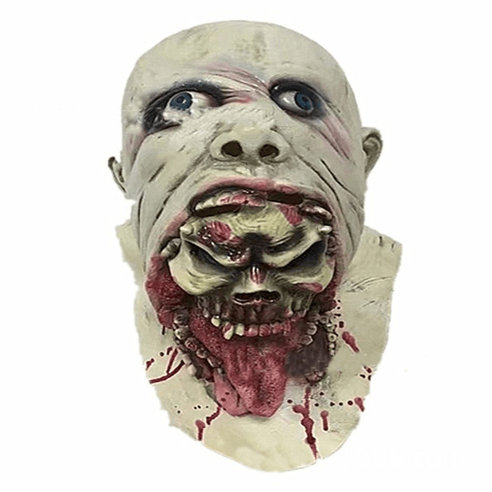 Halloween Party Home Decoration Toys Horror Rotten Bloody Mask Props Toys Supply for Kids Gift