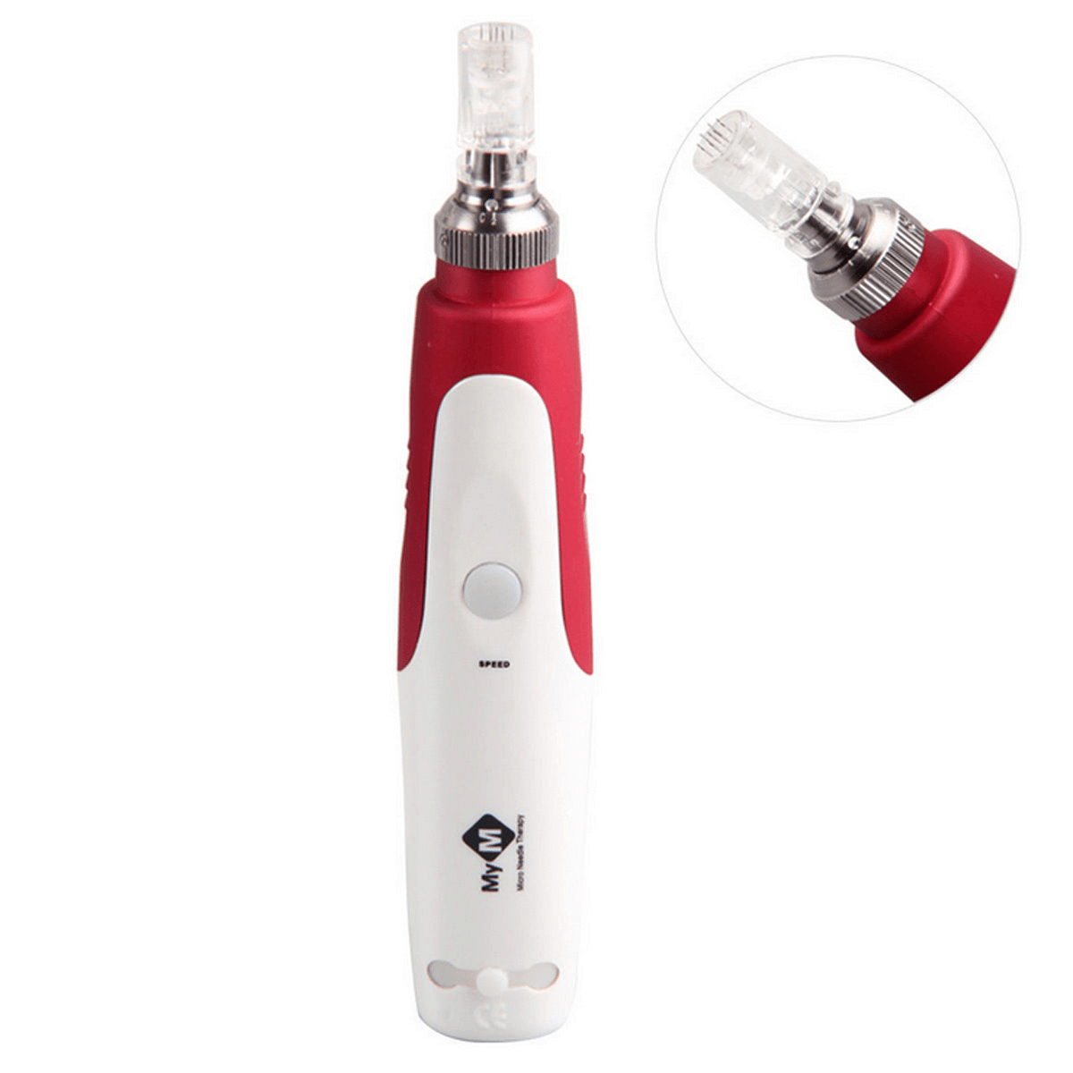 Anti Aging Electric Pen Stamp Auto Facial Micro Needle Roller Skin Acne Remove Beauty Machine