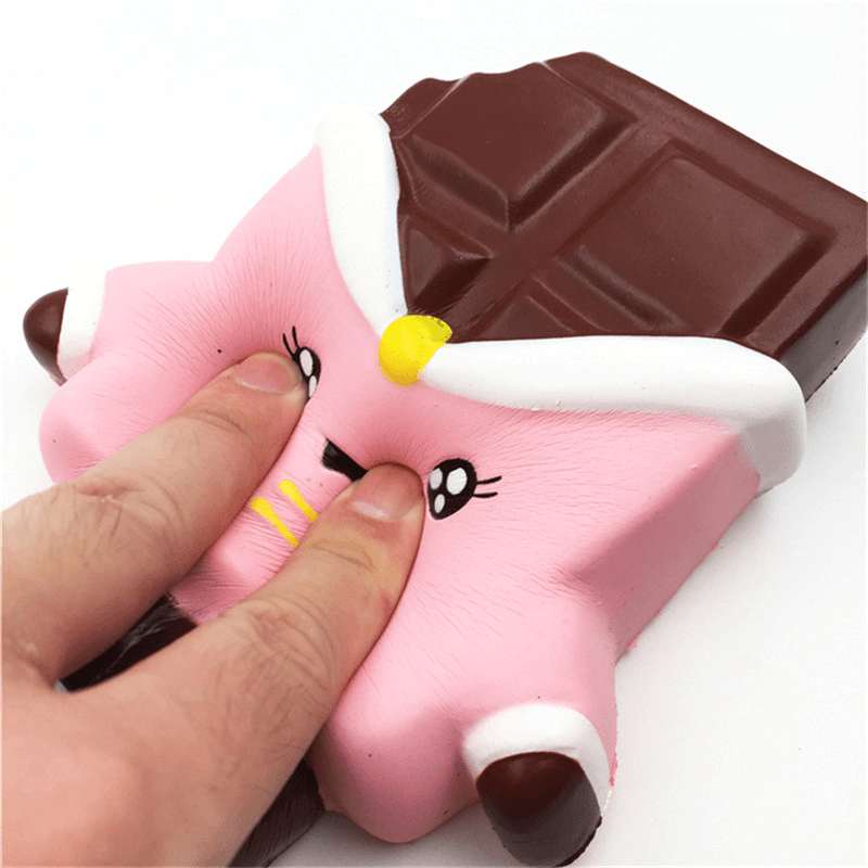 Squishyfun Chocolate Squishy 13Cm Slow Rising with Packaging Collection Gift Decor Soft Toy