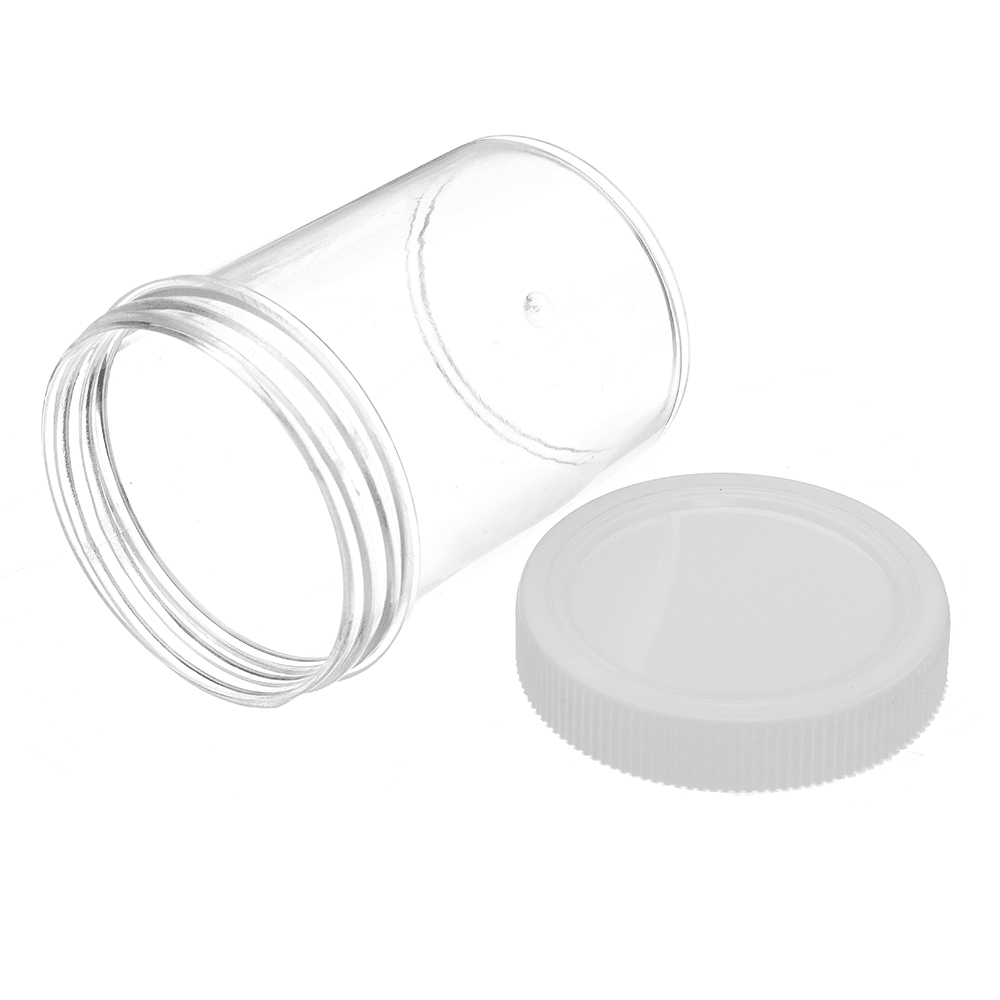 120ML White Cover Hard round Empty Bottle for Slime Crystal Mud DIY Handmade Accessories