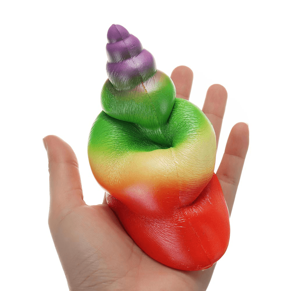 Muschel-Squishy, ​​15 x 7 x 7 cm, langsam aufsteigend, mit Verpackung, Sammlung, Geschenk-Stofftier