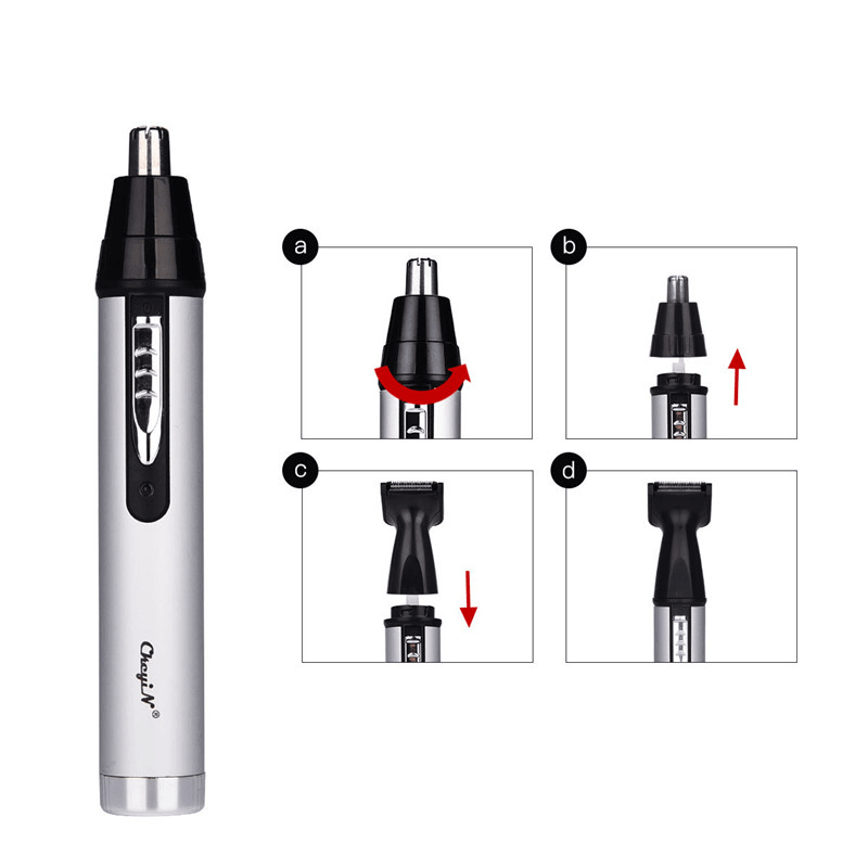 4 in 1 Electric Nose Hair Trimmer Male Rechargeable Hairstyle Mini Hair Shaver