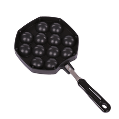 Takoyaki Grill Pan 16 Holes Octopus Maker Stove Cooking Plate for Kitchen